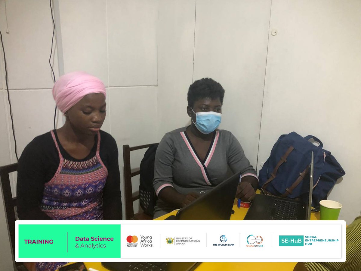 SEHUBGH1's tweet image. 𝗗𝗮𝘁𝗮 𝗦𝗰𝗶𝗲𝗻𝗰𝗲 𝗧𝗿𝗮𝗶𝗻𝗶𝗻𝗴
As part of testing the projects that have been developed by the trainees, they presented the projects for review. 
#GTLImpact
#Datascience
#GTLBaseProgram
@GhanaTechLab  @youngafricawks  @MastercardFdn   @WorldBankAfrica