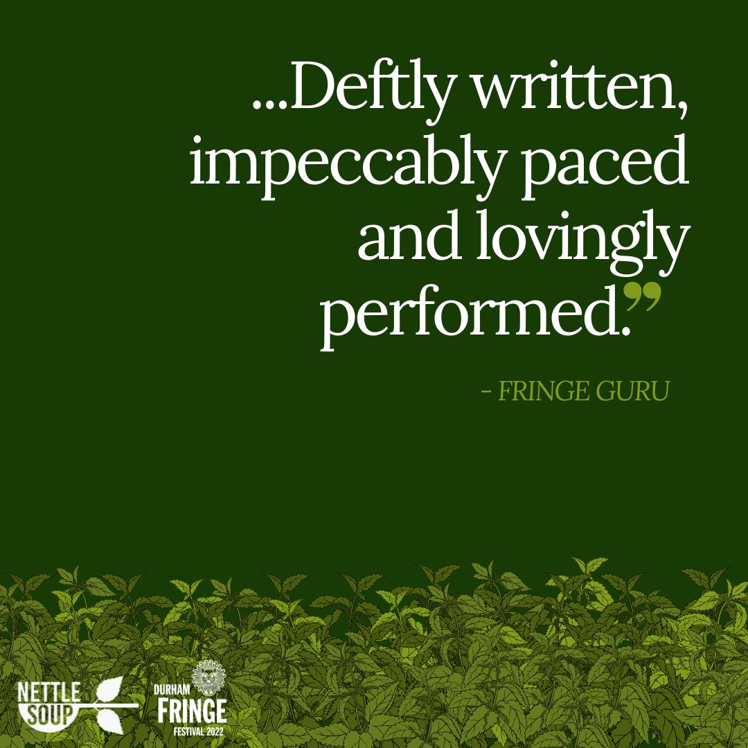 Thank you so much to <a href="/fringeguru/">Richard Stamp | The Wee Review</a> on Twitter for this lovely review of 'The Improbable Story of Kitty Jay' by Dan Sinclair. Be sure to check out the entire review on the account.
.
.
.
#kittyjay #durhamfringefest #durhamfringe #theatre
#newwriting #nettlesouptheatre #yorktheatre