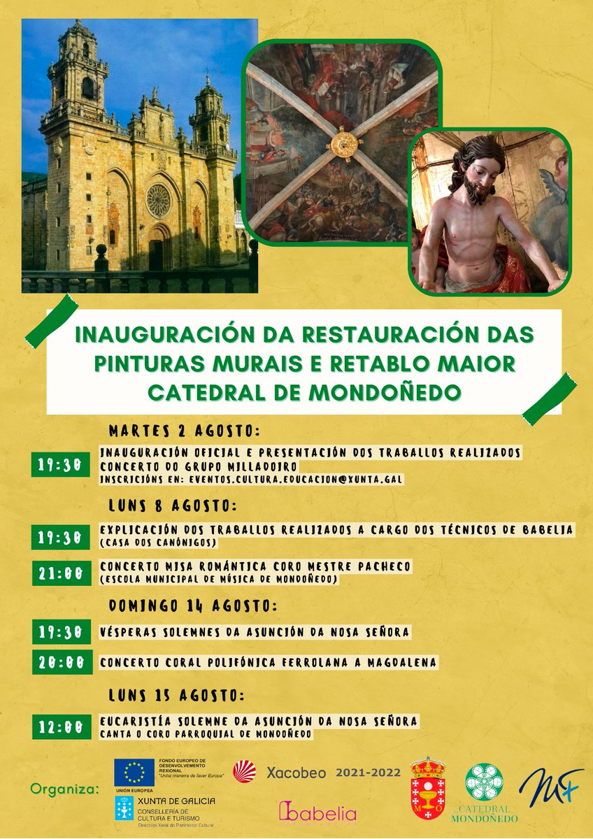 Catedral de Mondoñedo (@catedralmondone) on Twitter photo 2022-07-30 10:25:48