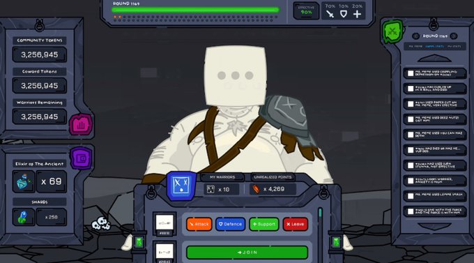 Here we go again with that not so <a href="/secretproject/">Secret Project Team</a> team. Sneak peek of upcoming Arena version 2 with some game theory in 🧵. btw. image leaked by <a href="/natealex/"></a>