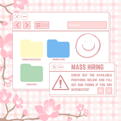 ㅤㅤㅤㅤㅤㅤ

へいわ  :  LAB EXHIBIT 101

⾕ ⎯⎯⎯ RECRUITMENT.ᐟ 

Eyes here #HQRP #ANIRP #KRP! HEIWA Comfort Café is once again hiring! Check out the thread below and find a position that suits you then fill out the form! See you soon!  ㅤㅤㅤㅤㅤㅤㅤㅤㅤ

ㅤ