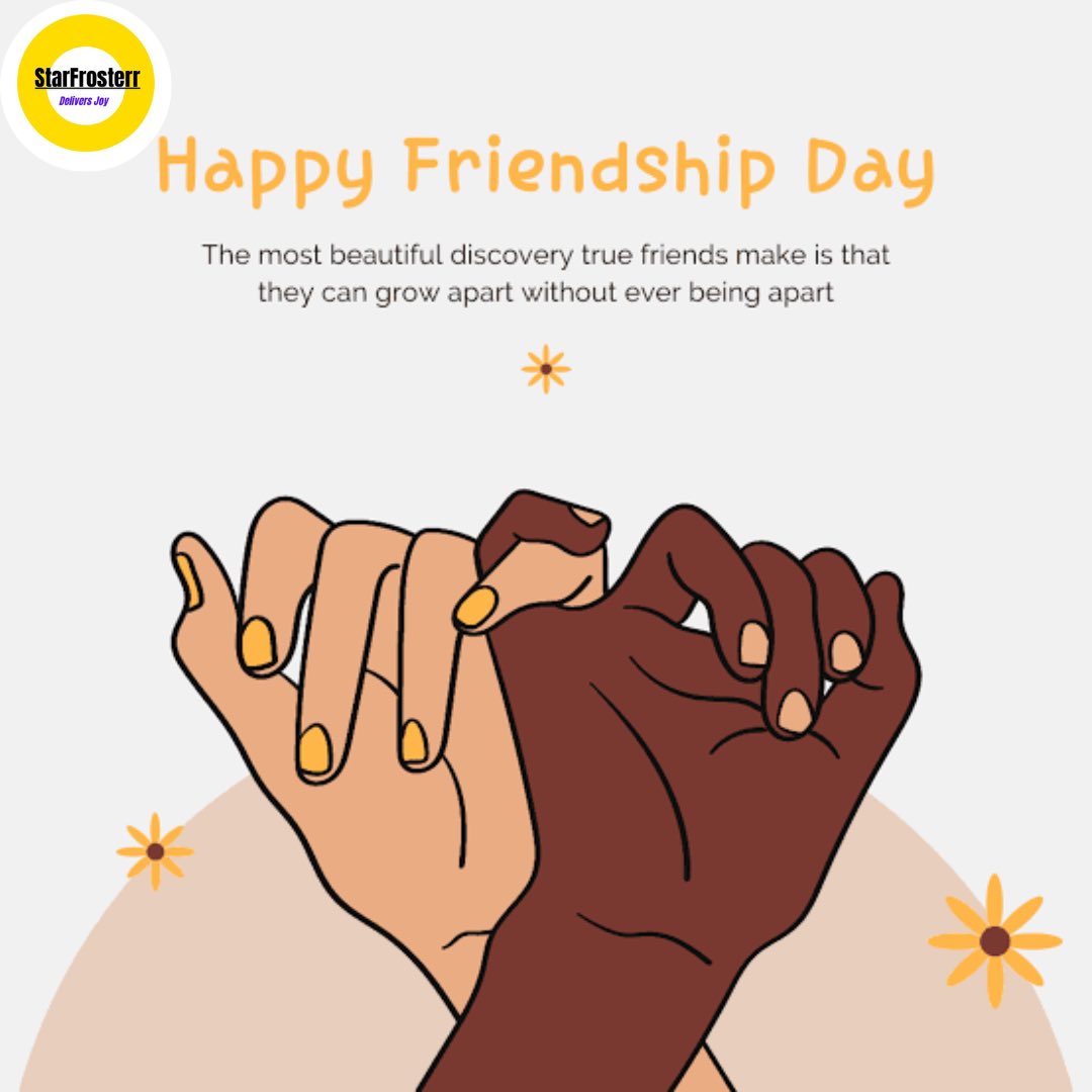 StarFrosterr's tweet photo. Wishing you a very Happy Friendship Day💜

Tag your friends💫

#happyfriendshipday #friendship #happyfriendshipday❤️ #happyfriends #friendshipgoals #friends #friendships #clothingbrand #clothingstore https://t.co/jdHQHYTTMt