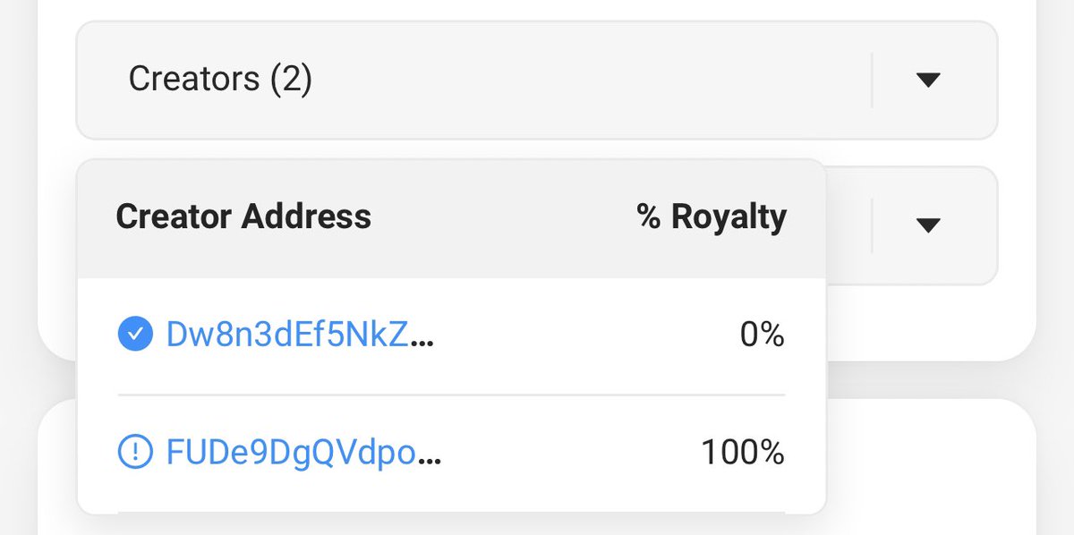 love this admins vanity wallet on #Solana we had a good laugh :) Should we run it against our tool and see how much #FUD it created? #NFTCommumity #nft #nfts