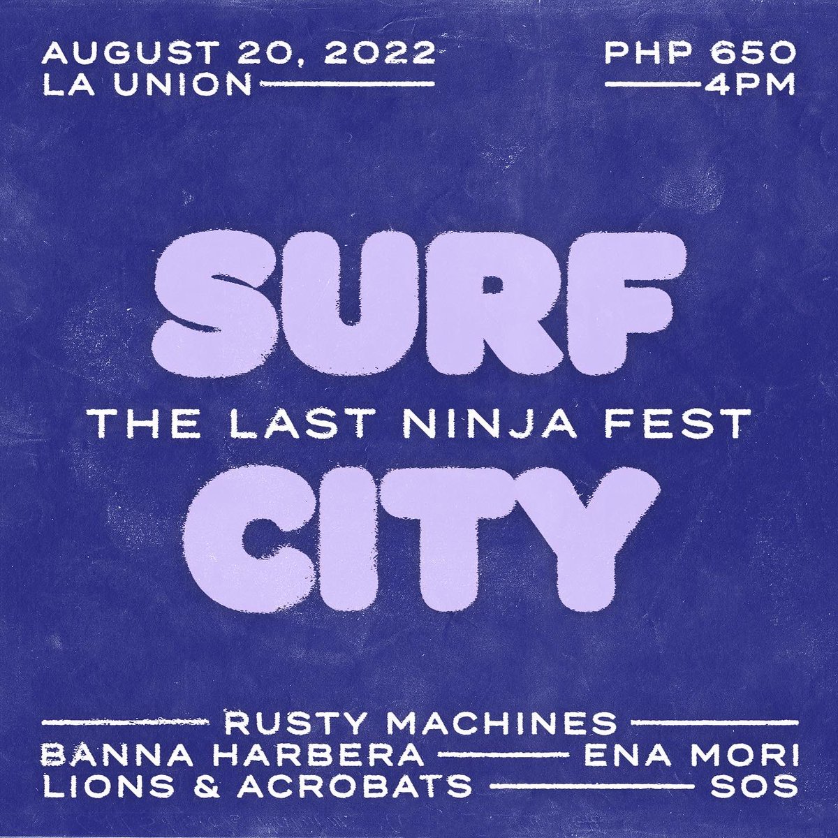 🎉🎉 Come celebrate 13 years with us with our #LastNinjaFest! Tickets for both Manila and La Union legs can be purchased via the link on our bio 👀 or the link below ⬇️⬇️⬇️ See you?

bit.ly/LastNinjaFest