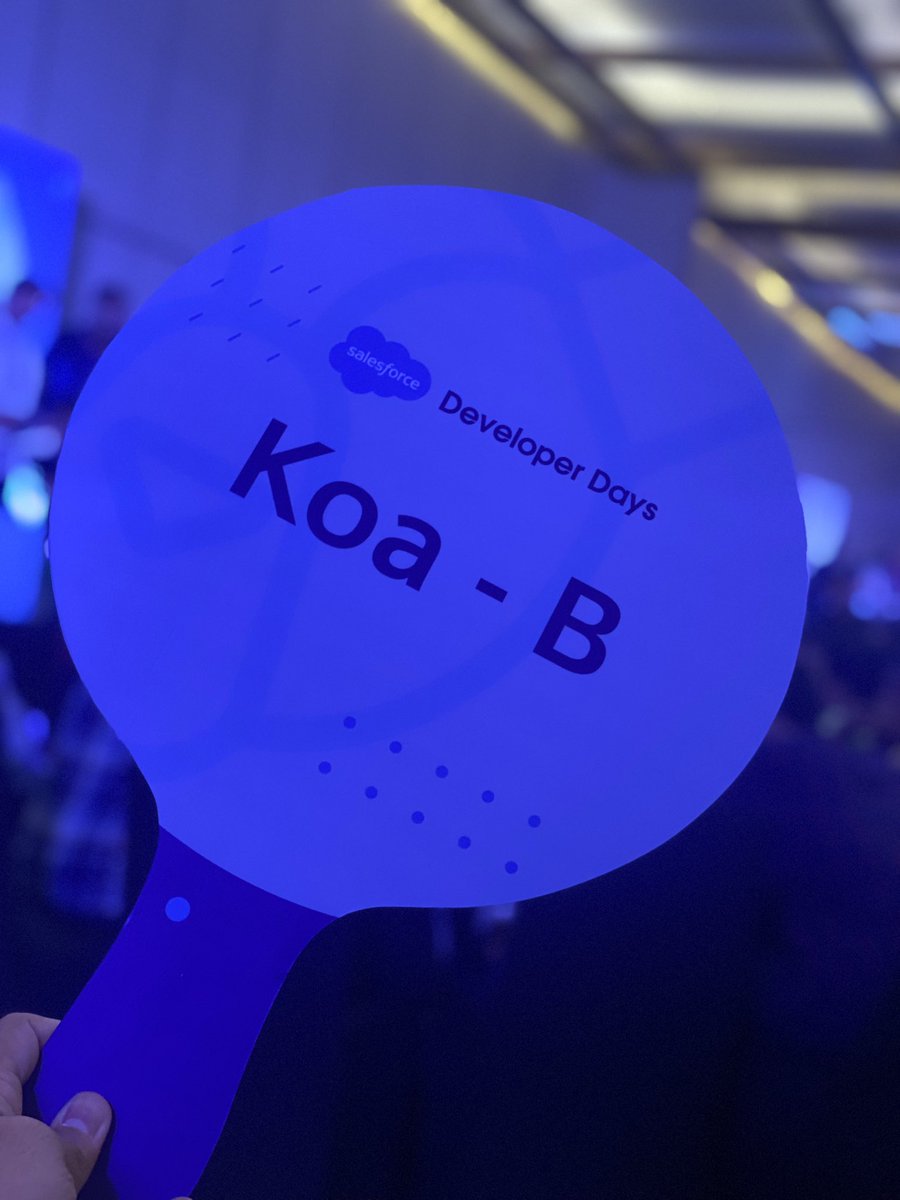 Who can tell me what does #KOA means ?? #SalesforceDevDays