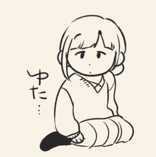 🌈個人的学パロ二次創作 リラックス女子ズ 昔の落書き出てきた... 
