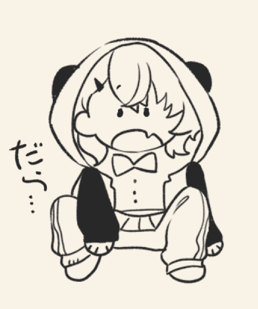 🌈個人的学パロ二次創作 リラックス女子ズ 昔の落書き出てきた... 