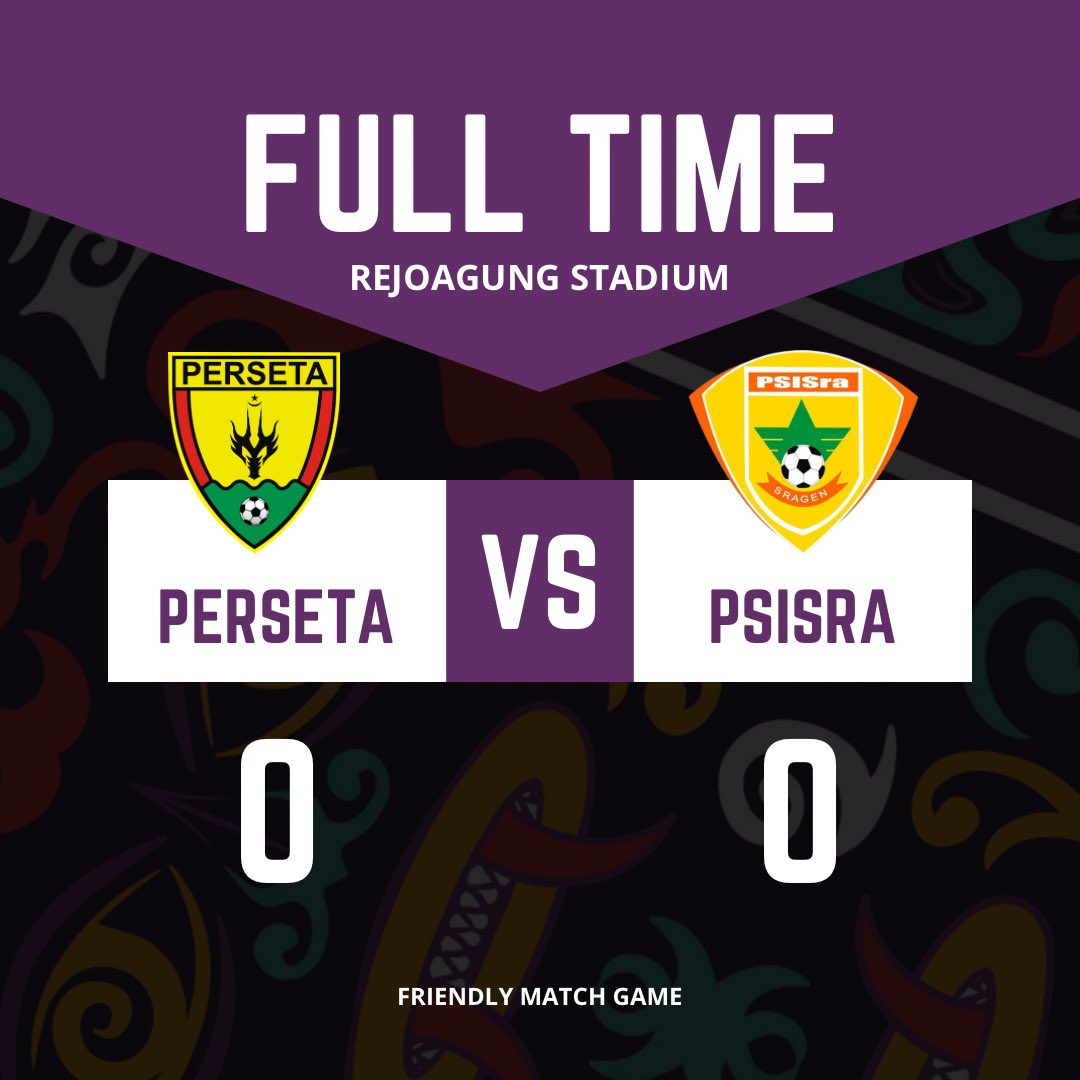 Hasil ujicoba sore ini, belum maksimal dan akan berbenah 🙏🏻