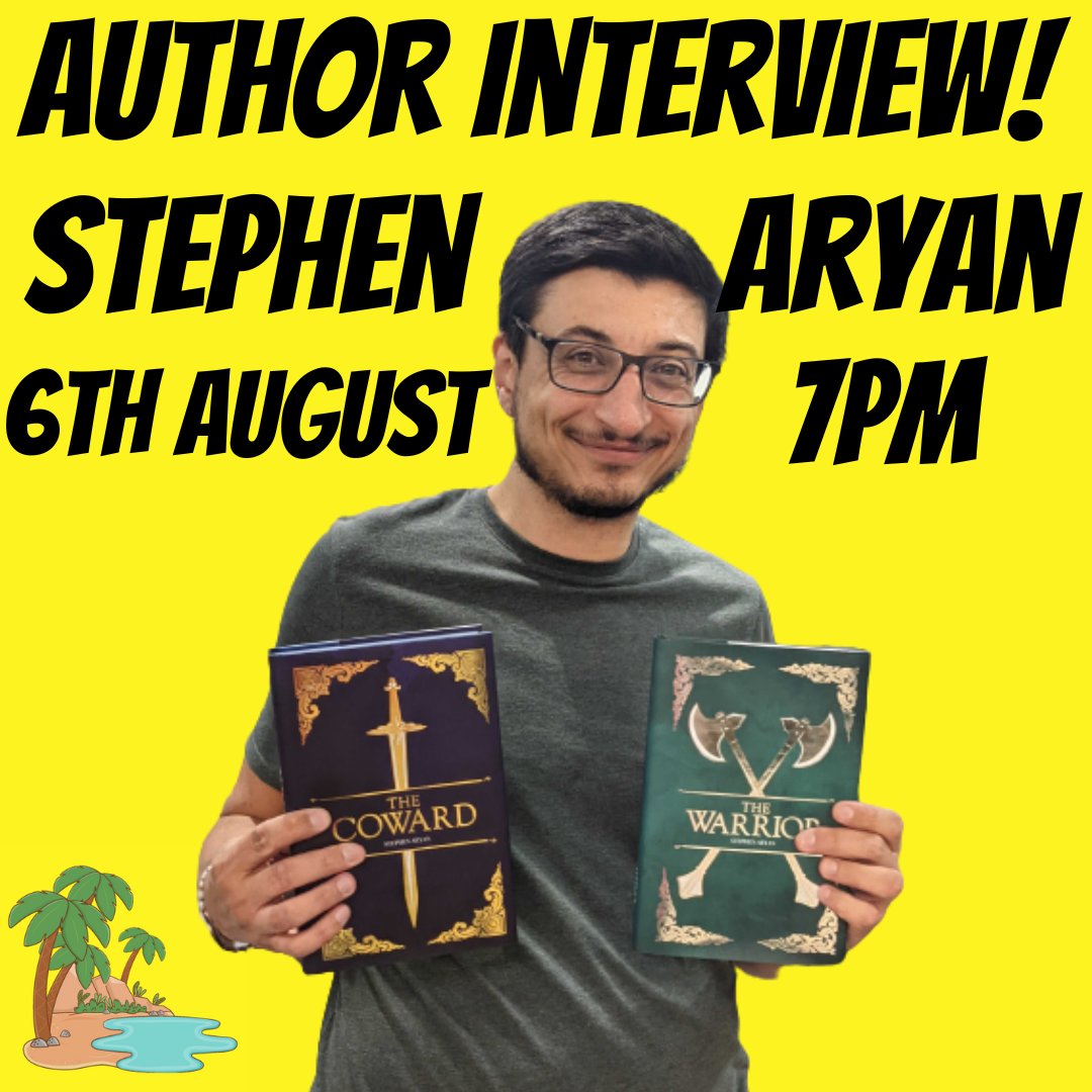 SFFOasis's tweet photo. Join us next Saturday as we interview author @SteveAryan live on the discord! You can join using the link in our bio, it's all free!

It's 7pm UK time which is:
PST: 11.00am
CST: 1.00pm
EST: 2.00pm
UK: 7:00pm
Dubai: 10:00pm
New Zealand: 6:00am (following Sunday)

#BookTwitter https://t.co/rMQnubo6xc