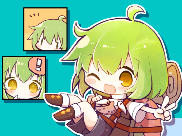 「skeb絵です～!ありがとうございました  #Skeb #Commission 」|犬飼/さかなのマーチ【BOOTH新作追加/名古屋コミティア【D-24】】のイラスト