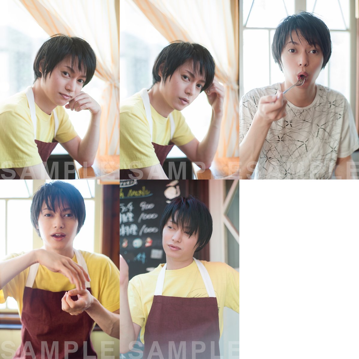 yanagiktr's tweet photo. 【新グッズ予約開始のお知らせ】

８月のテーマは
もしも「やなぎ's Kitchen」がリアル店舗になったら。
やなぎChefと素敵なひとときをお過ごし下さい🍝

・ランダムメッセージ入りブロマイド５枚セット
・メッセージ入りチェキ

ご予約はこちら➝　https://t.co/nspBxU6705 https://t.co/ebI1jCCTMF