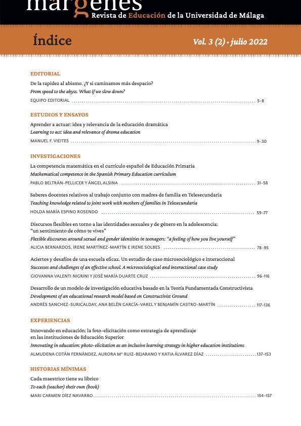 Márgenes Revista de Educación tweet media