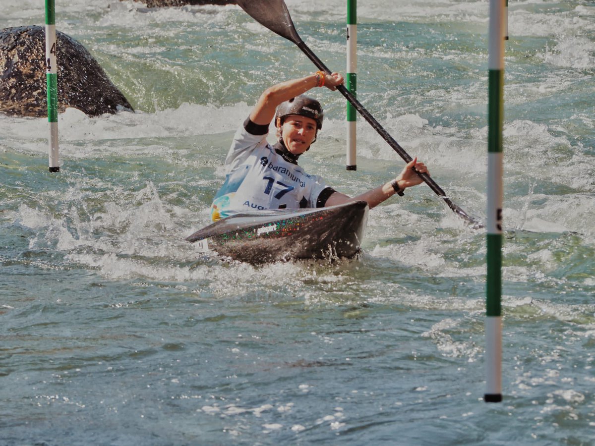 Martina Wegman wordt 7e op het WK Kanoslalom in Augsburg, Duitsland, 10.27 sec achter de winnaar, de Duitse Ricarda Funk, die goud pakt. bit.ly/3bf5bL4. 
<a href="/AllianzNL/">Allianz</a> #teamallianz <a href="/watersportNL/">Watersportverbond</a> <a href="/TeamNLtweets/">TeamNL🇳🇱</a>