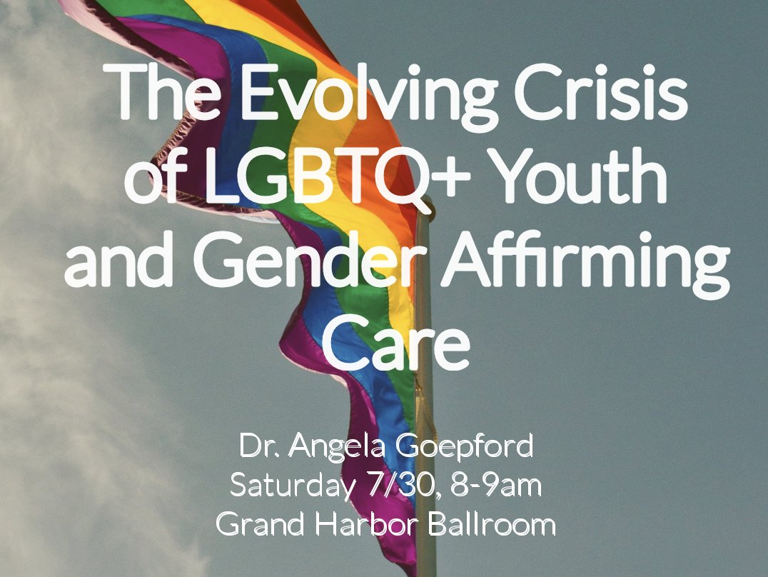 Join us to hear our fantastic speaker and advocate, @DrGoepferd! #PHM22