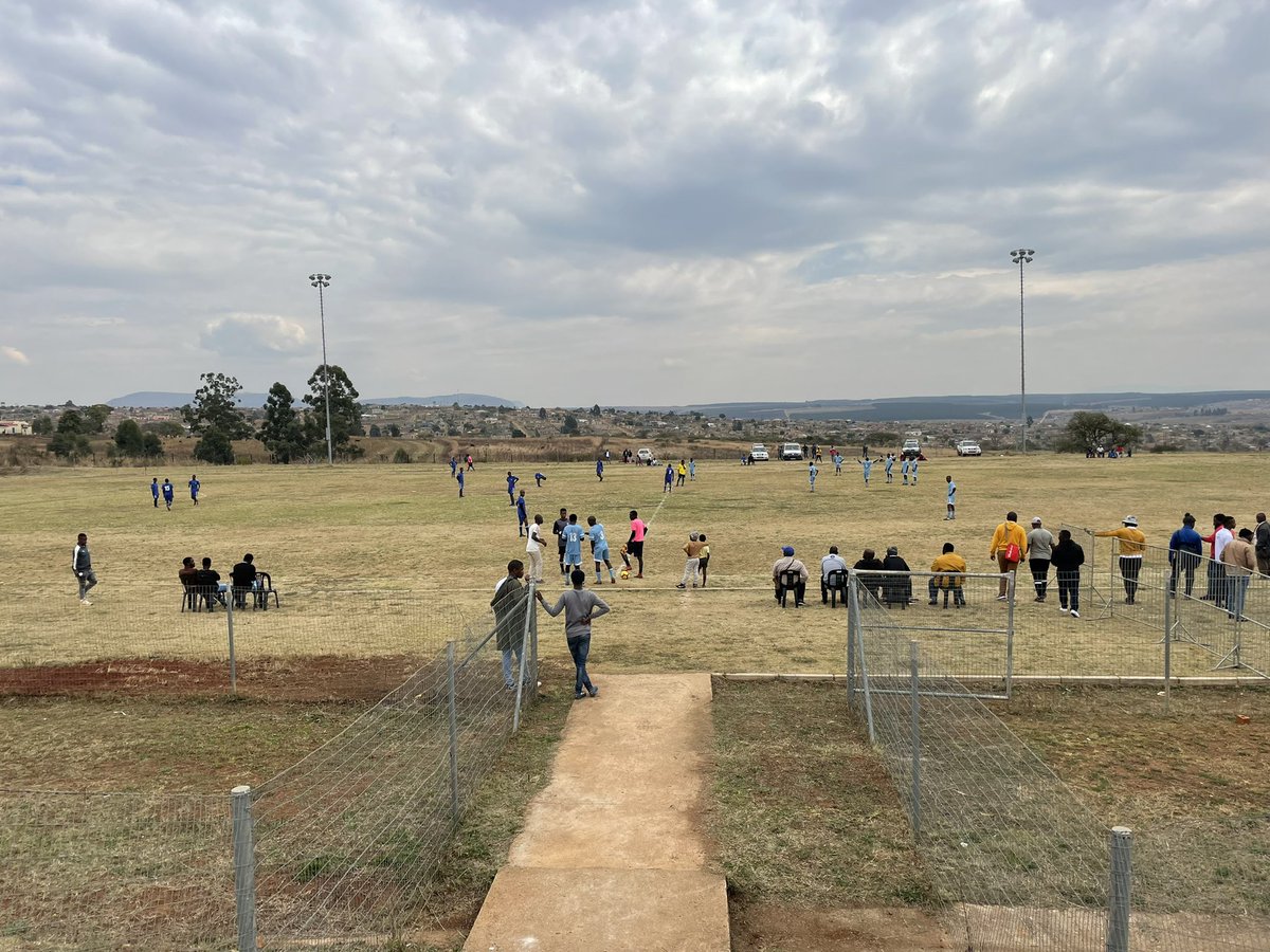 SinesiphoMali's tweet image. Spending a day to watch some talent in one of SA’s talent hotspot province, KwaZulu Natal. It’s eDumbe Municipality Mayoral Cup in Paulpietersburg. 

#TechnicalScouting #RuralScouting #eDumbeMayorsCup