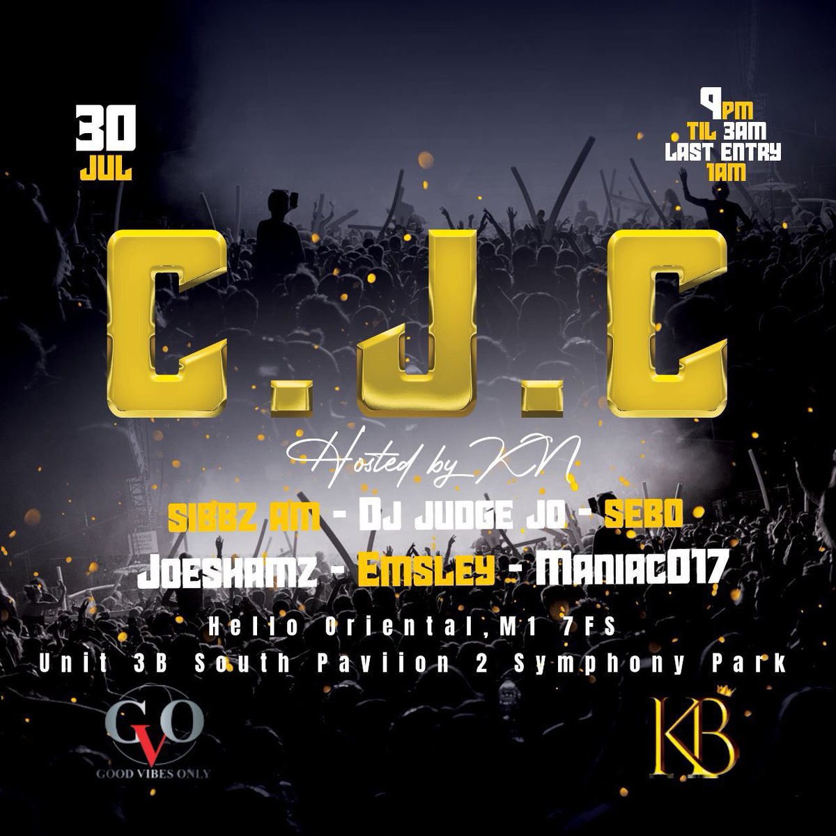 TONIGHT WE OUTSIDE PARTYING🔥

Only a few tickets left so get yours now 

Ticket link: kb-global.co.uk/events