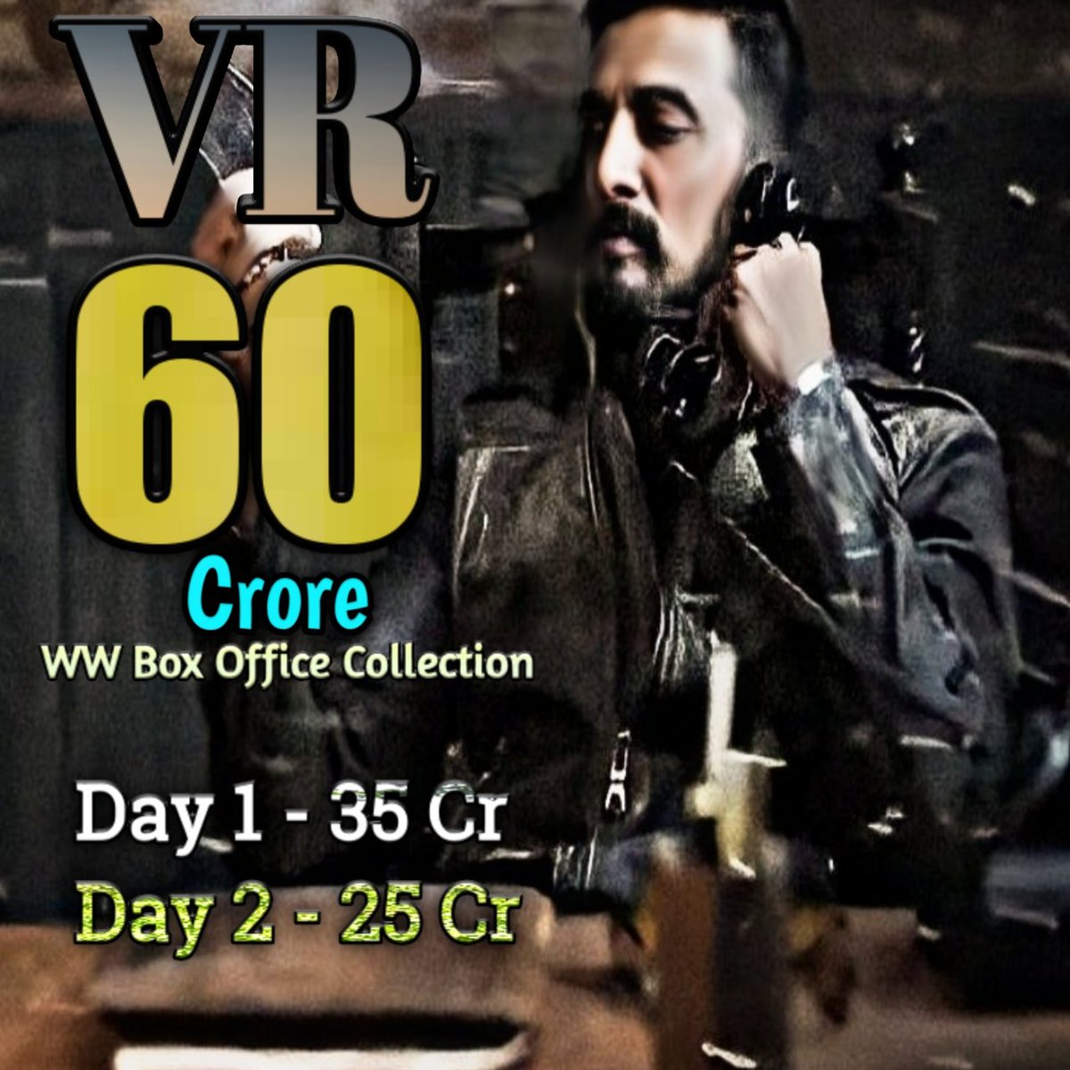 #KicchaBOSS @KicchaSudeep
@VikrantRona @anupsbhandari

#VikrantRona WW Box Office Collection Crosse's 60 Cr for 2 Day's 🥁🥳💣

#KicchaSudeep #KicchaSudeep𓃵 #VikrantRonaReview #KingKiccha