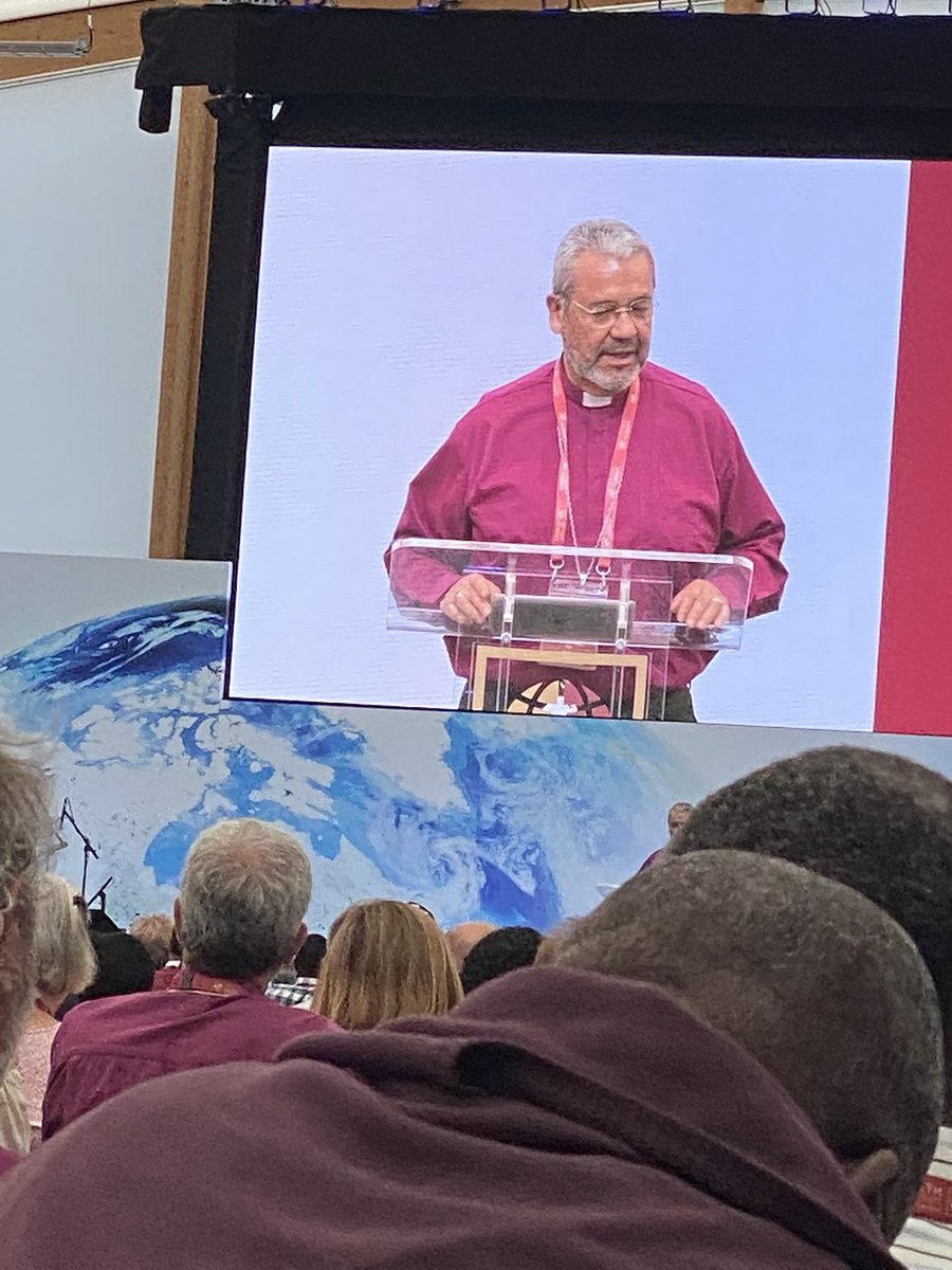 SheilaAndrus's tweet photo. The Most Revd Héctor Tito, Primate of Chile, speaks at the Lambeth Conference on God’s mission - where church is NOT predictable, not a “ maintenance church”. Lay people are essential for a vital church. https://t.co/B9owKP78CY