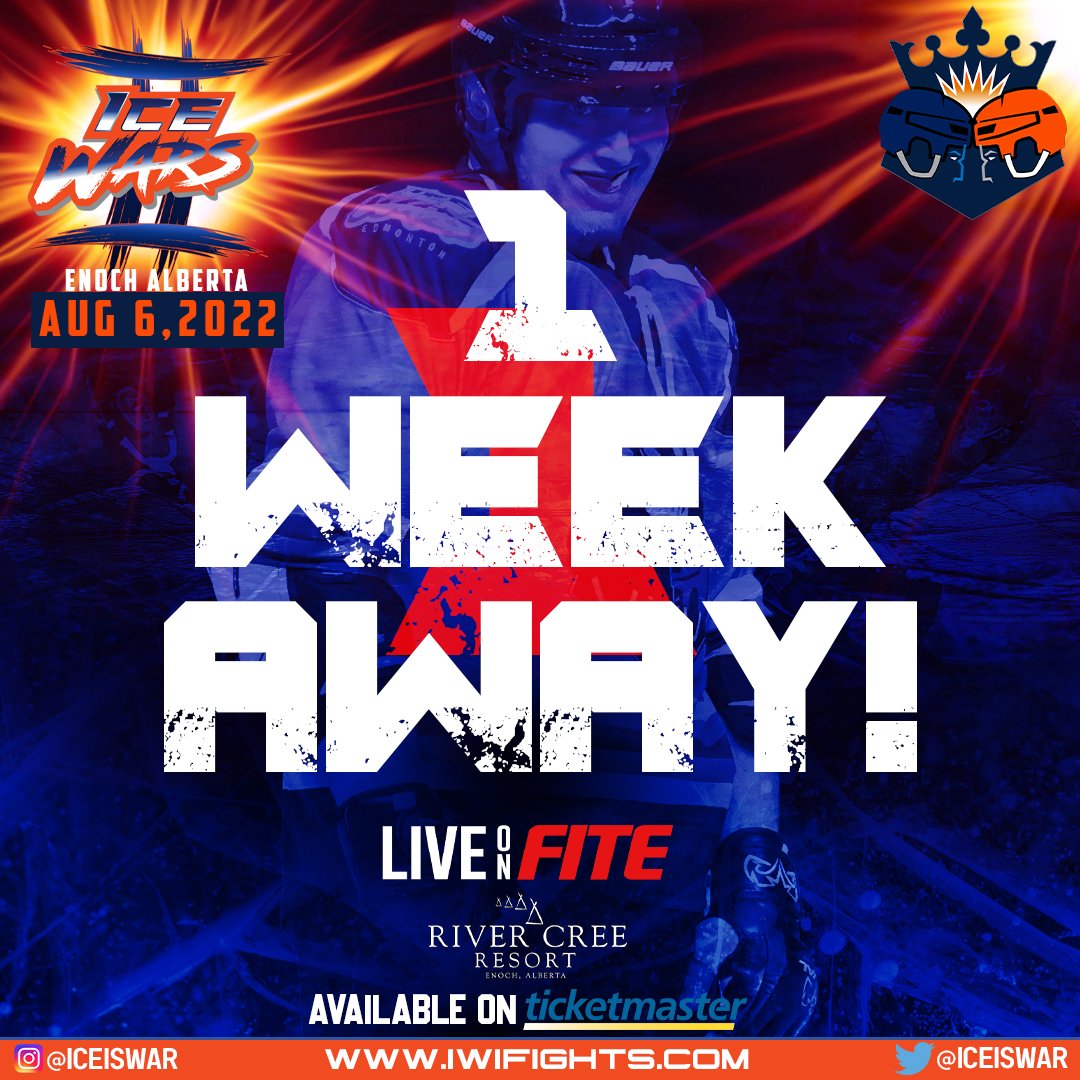 One week away from Ice Wars II !!!
Tell us what you are looking forward to most in the comments section !!
#ICEisWAR🥶