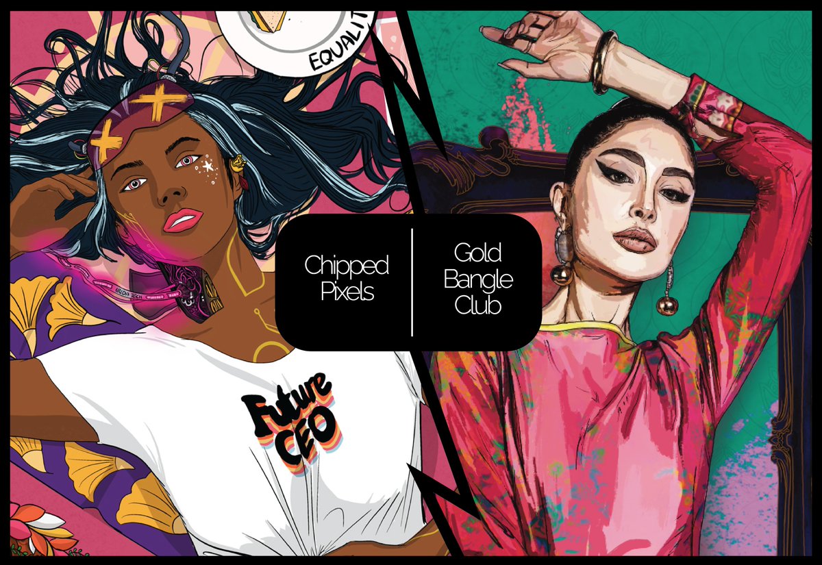 ChippedPixels's tweet image. BEAR MARKET 101? 
Keep building. Keep creating. Keep having fun!
Chipped Pixels' next #NFT collab is with the amazing trio at @Goldbangleclub!