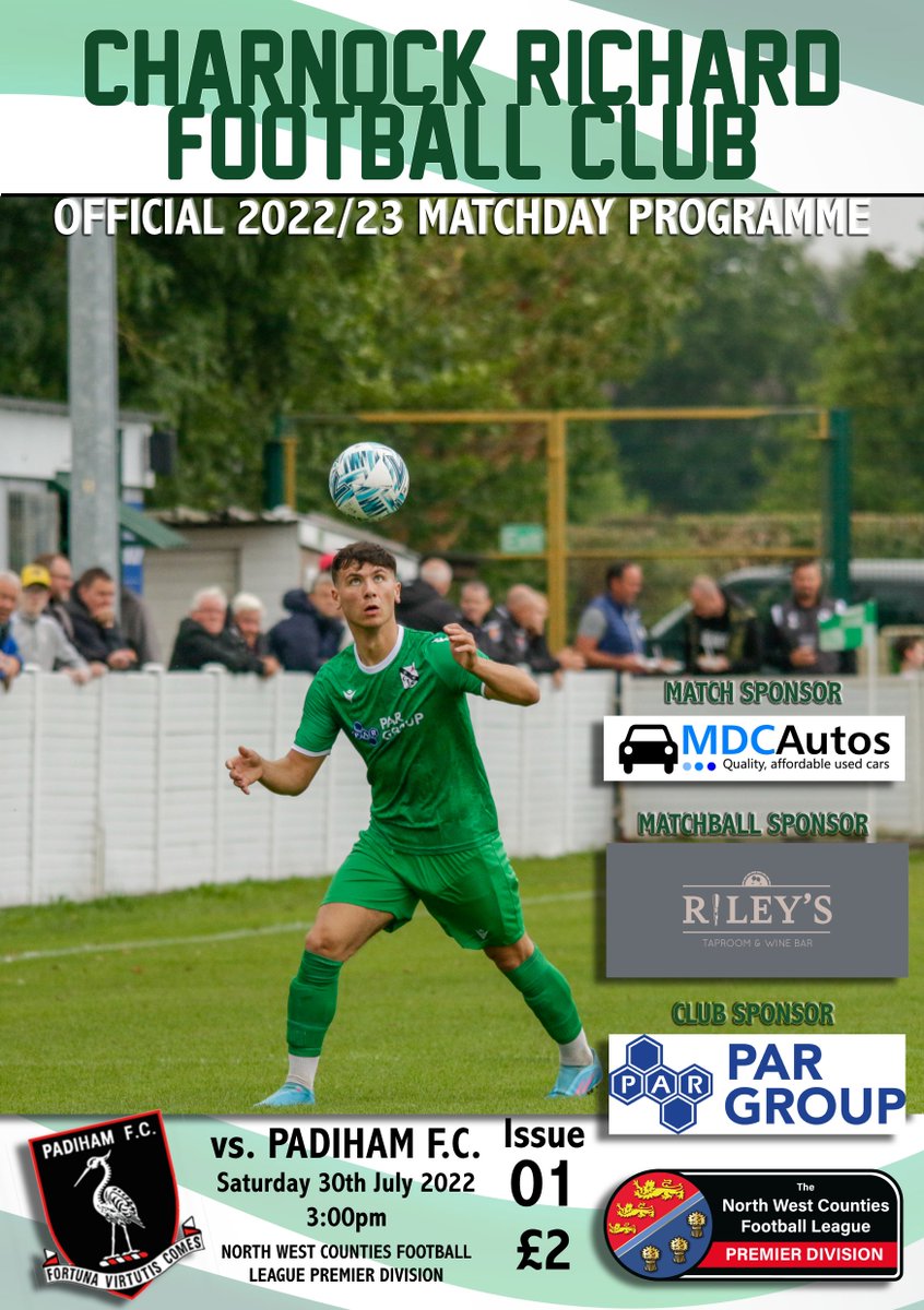 CharnockFC's tweet photo. #NewSeason #NewLookProgramme
Pick yours up just after the turnstile, for just Β£2! π https://t.co/1pq2xeWhyV