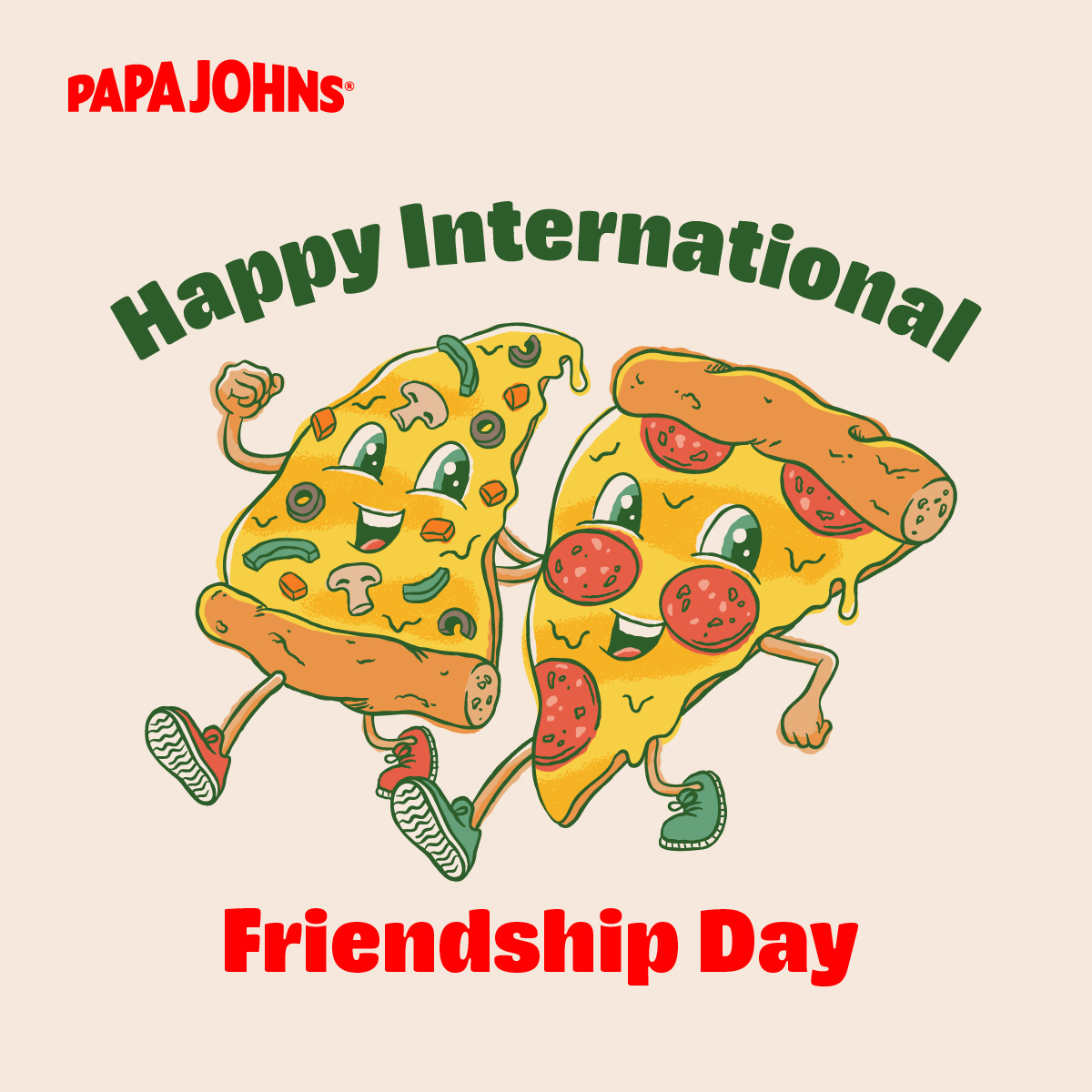 Share some pizza with your besties to celebrate! 🥳🍕