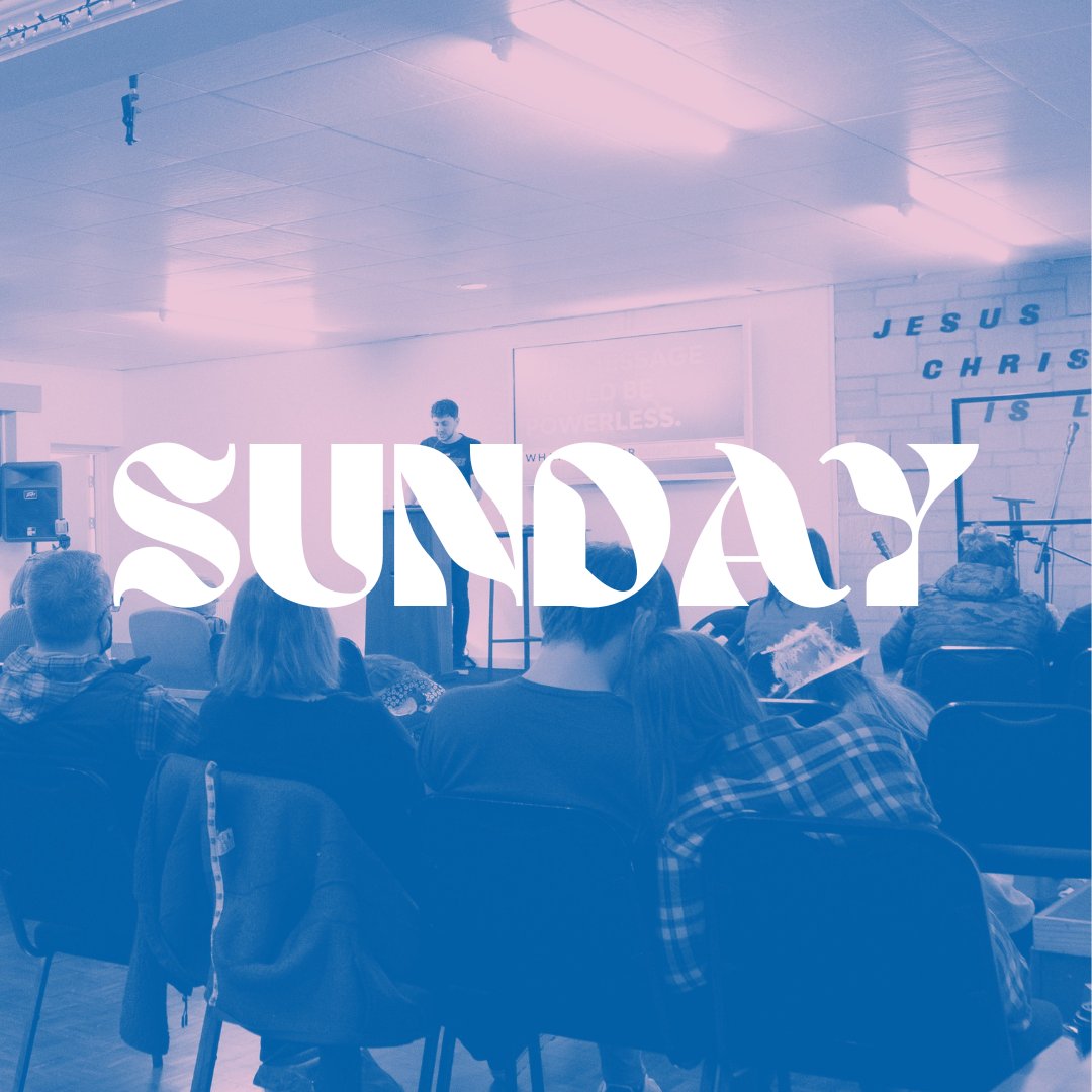 We love Sundays. It's the day when we get to meet up, worship together and hear from God's Word. 

Pop in this Sunday, we'd love to see your 😊
