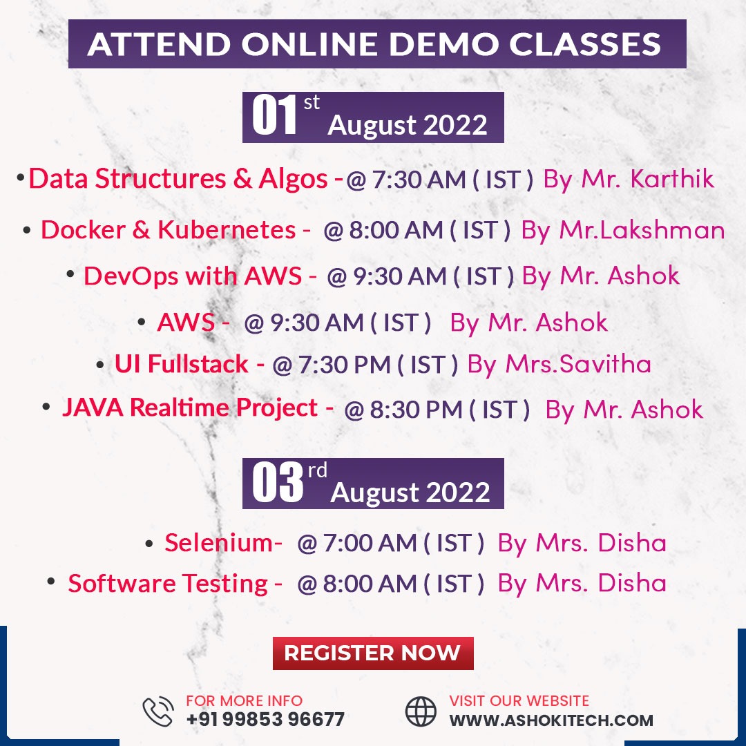 ashokitschool's tweet photo. 👉 Zoom Links Available Here : https://t.co/3CJLdMdtMg
👉 Join Us In Telegram : https://t.co/c1aLlyiXf9
📞 Contact Us : https://t.co/ZvfvBF1X7d
#javarealtime #springboot #microservices #softwaretesting #selenium #DevOps #AWS #uifullstack #datastructuresandalgorithms #dockers https://t.co/jrRMr65fhb