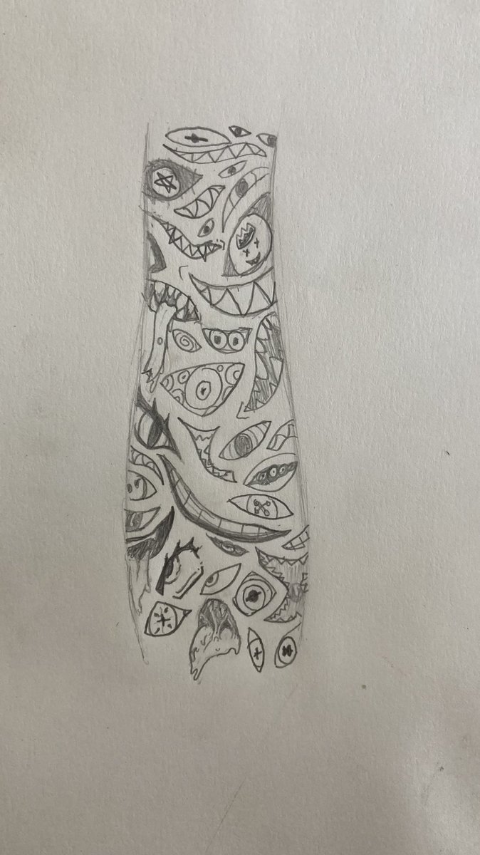 Tattoo sleeve sketch idea