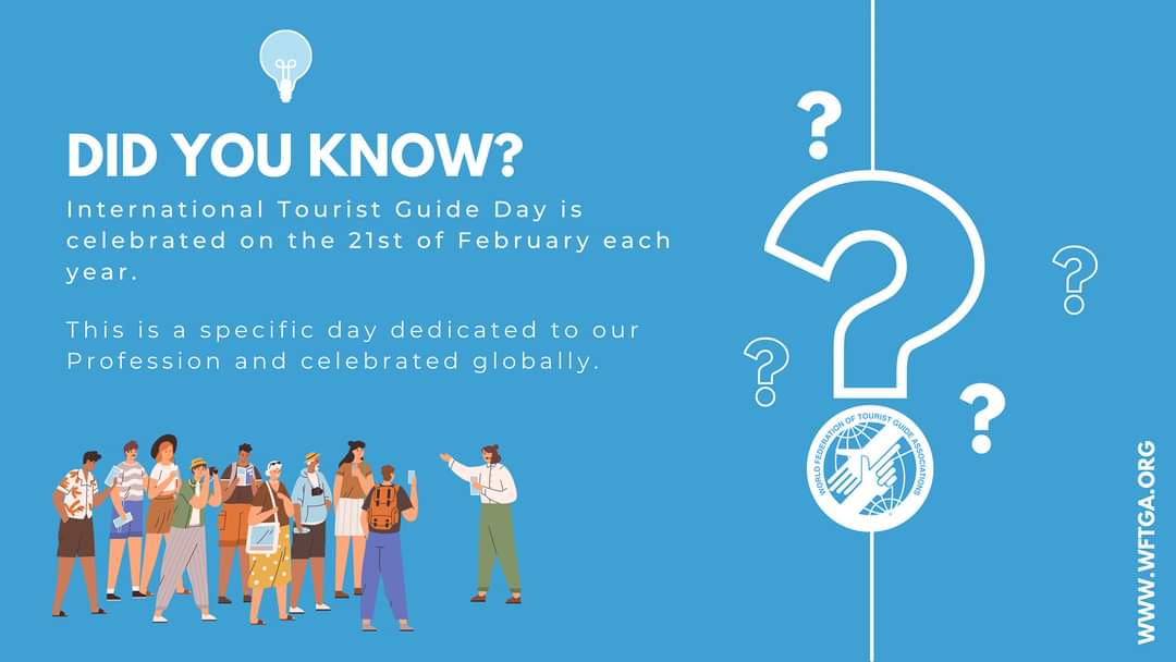 WFTGA 'DID YOU KNOW?' Series...
Through this series, we will be sharing brief inserts about WFTGA.Remember to share these with your members!
#WFTGADidYouKnow #WFTGA #touristguides #WFTGAmembers