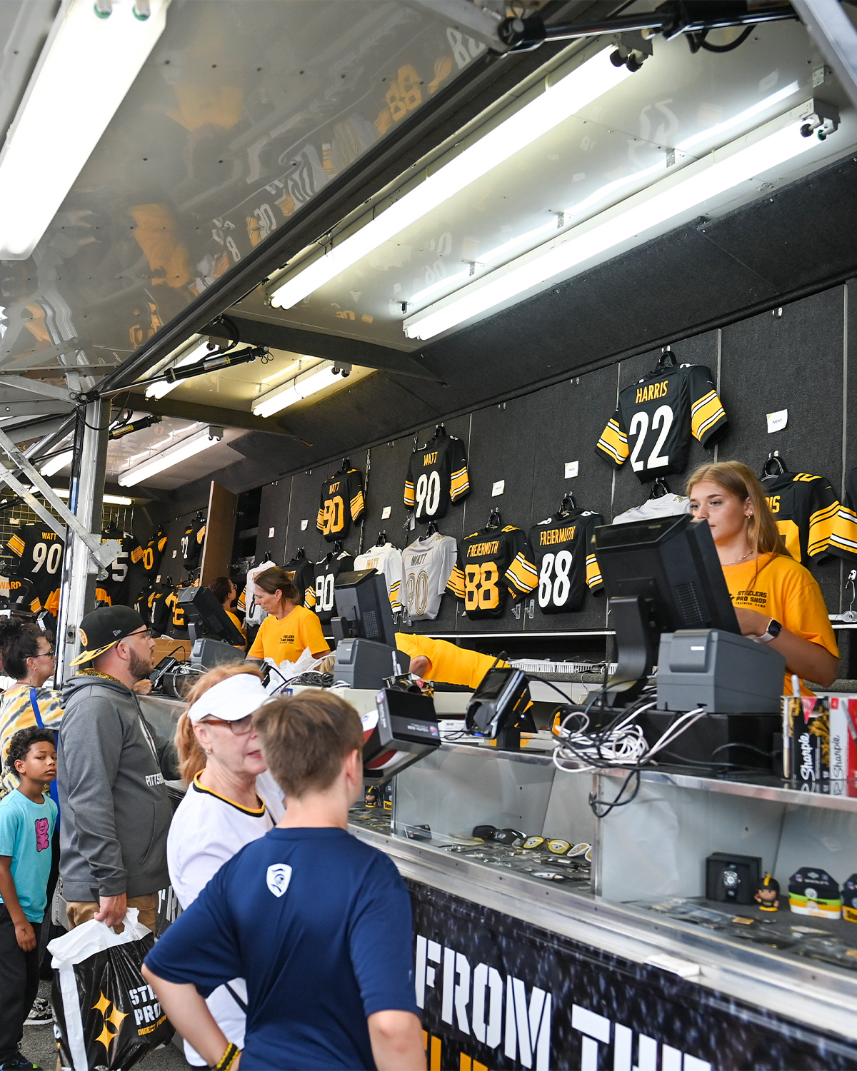 Steelers Pro Shop on X: When you get to Saint Vincent College today for  Back Together Saturday, don't forget to check out the Steelers Pro Shop  Tent at the #Steelers Experience! #SteelersCamp