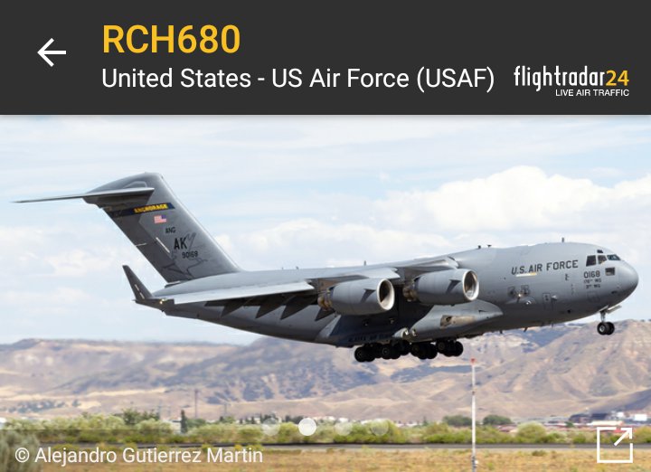 Oceanworldfree's tweet photo. 🇺🇲USAF RCH680 99-0168 #AE080E performs tactical & strategic airlift missions between #FirstIslandChain & #2ndIslandChain
Boeing C-17A Globemaster III https://t.co/fpBo84BqPd