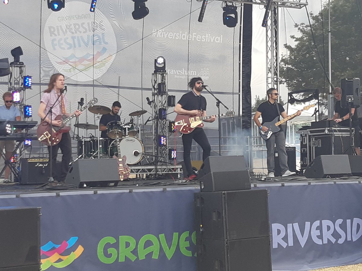KMGravesend's tweet image. Spinner rocked the stage, impressive given the drummer joined just 24 hours ago #riverside2022