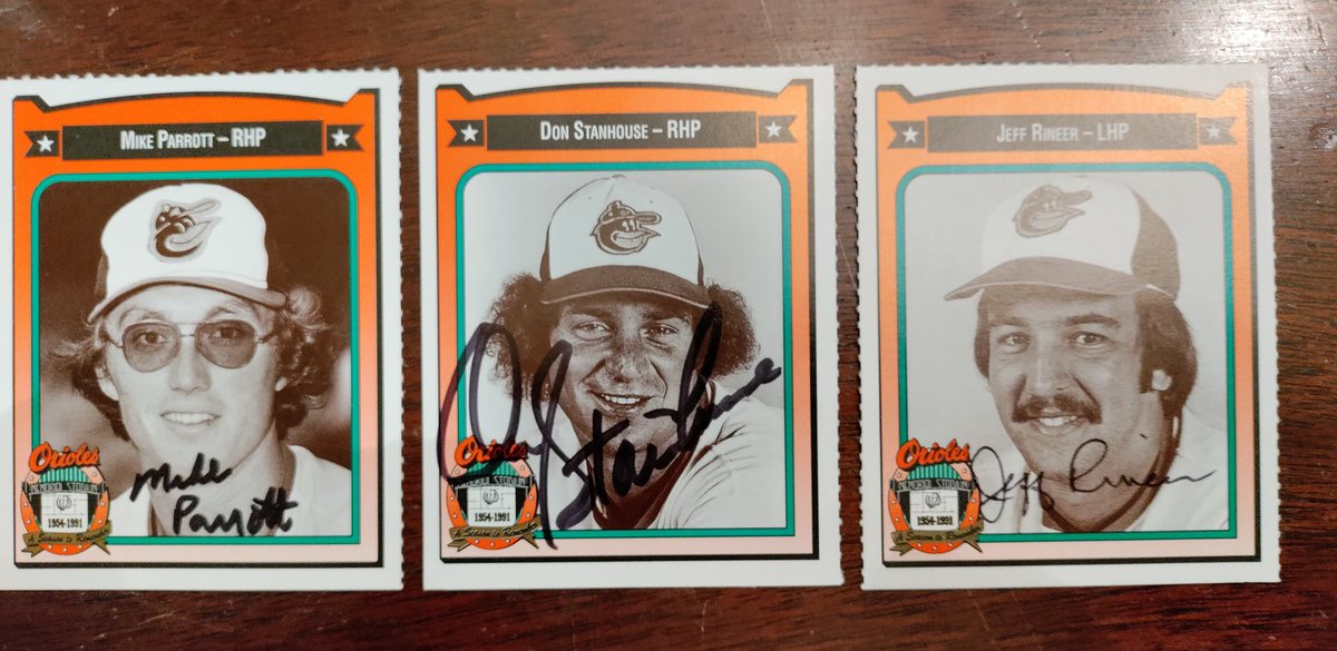 HeyMattPatt's tweet photo. From the #WhileIWasGone stack. All-Time Orioles. 21 of 'em. #ttm #ttmsuccess #Birdland @oriolesrise @WaxPack916 @463doubleplay2 @20thBaseball @zmills40 @TTM_Todd @mjs80377 @BravestarrCards @caliser786 @egfancyrider60 @abescardcollec1 @signing_s https://t.co/vSZvVedt67