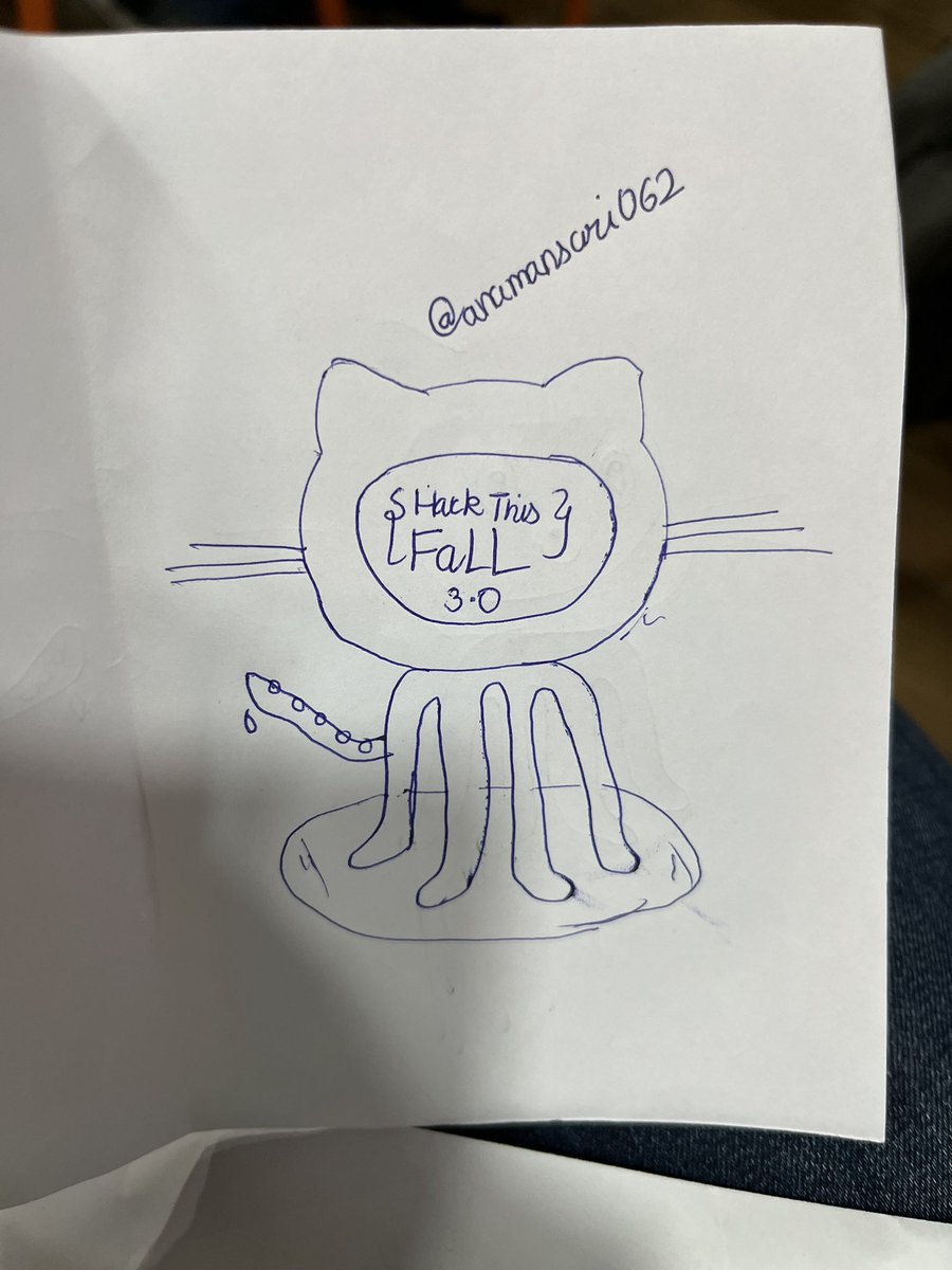 anamansari062's tweet image. Proof that all the money my parents spend on my drawing classes went right into garbage🫣
@hackthisfall 
#HackThisFall #HTDAhmedabad #MyOctocat