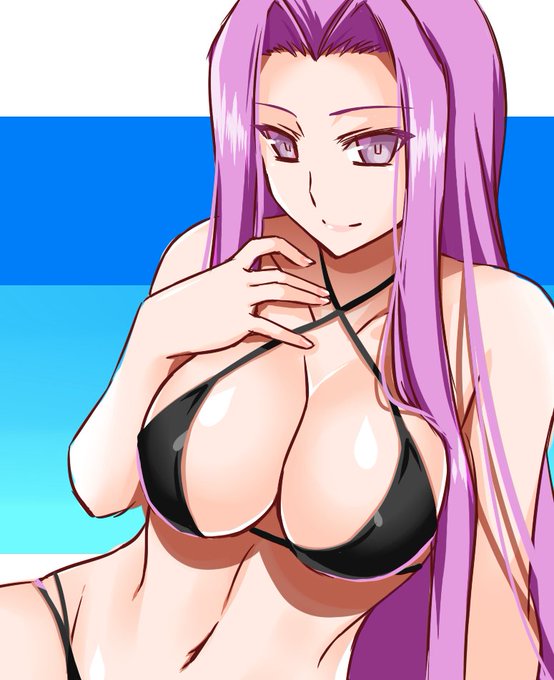 メデューサさんそろそろ水着に着替えたり…いかがでしょうか…?#FGO#FGO7周年 