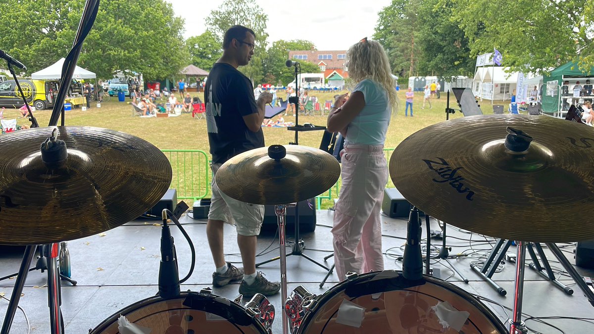 All set to play at The Gig on the Green in Crawley Down! We are on at 14:45! Nerves already but can't wait! Full day of great music