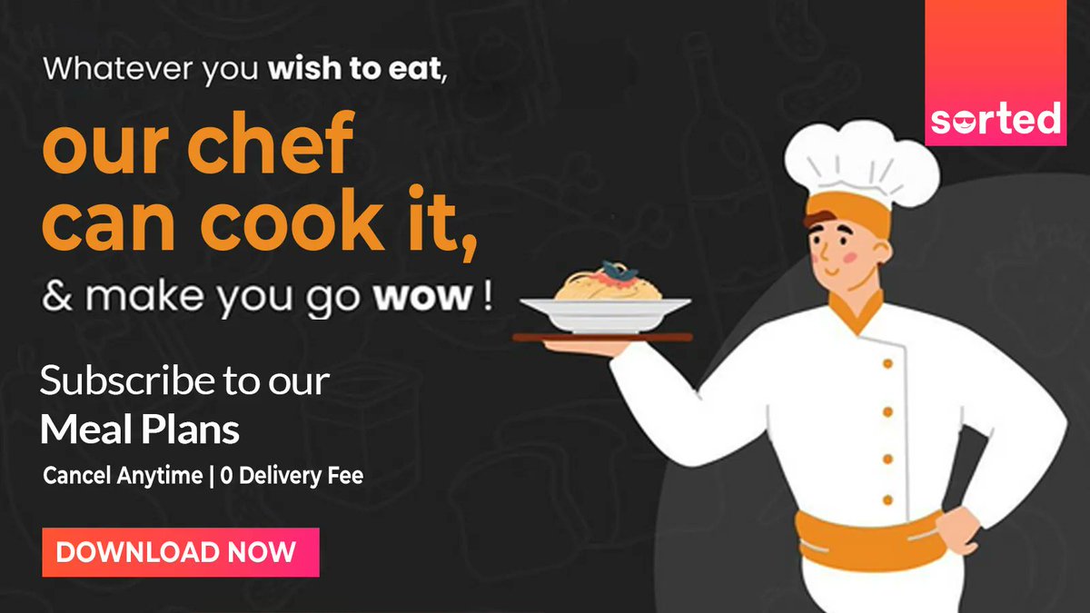 SortedClub's tweet image. "You just stick to the good part of preparing food - deciding the menu 

We are there for the rest as we are here to make your life Sorted. We are now live in my #hometown which is #Kolkata

#Sortedclub #sortedkolkata #lifeinorder #sortedfood #food #app #android #googleplaystore
