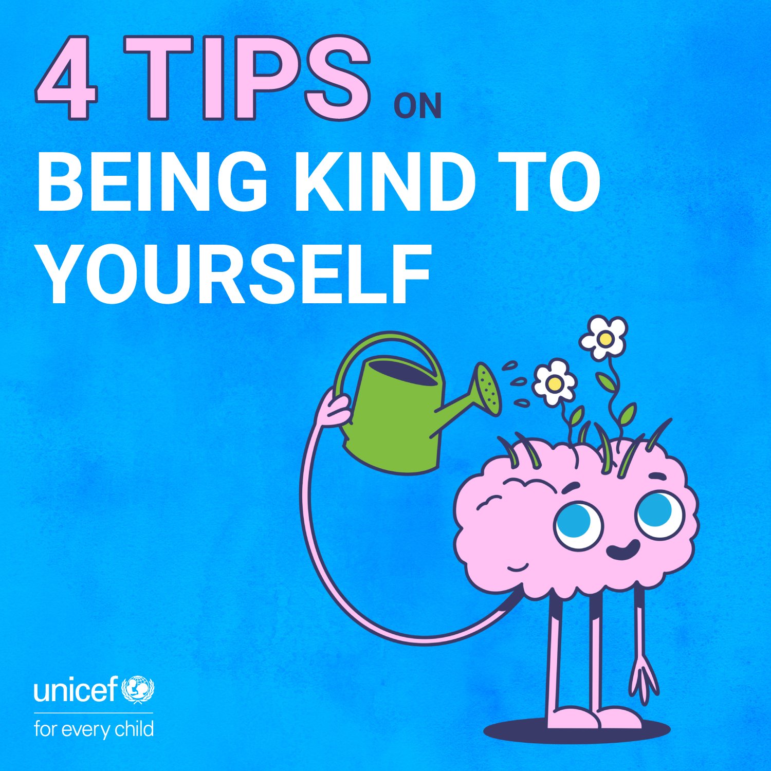 UNICEF on X: Are you being a good friend  to yourself? This