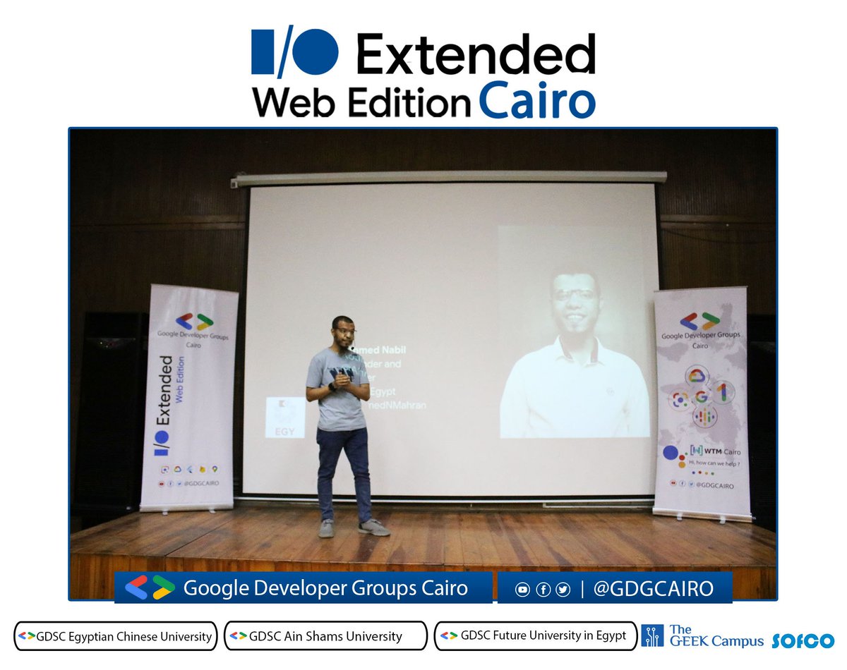 GDGCairo's tweet image. #Google_IO_Extended_Web_Edition_22_Cairo💥

👨‍💻 Ahmed Nabil is now on stage telling us about  How to Explore Ktor framework and use it to build socket chat client and server app 🙌
Ahmed is The founder and leader of Kotlin Egypt, He founded it in 2017

#GDG_Cairo #ioextended22