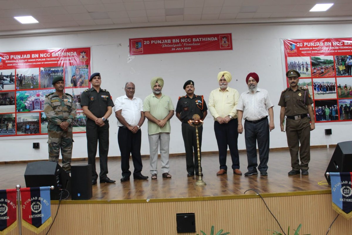 yespunjab's tweet photo. MRS-PTU in collaboration with NCC Units organizes Principals' Conclave https://t.co/YbfyJE8KIB
#MRSPTU #NCCUnits #PrincipalsConclave #YesPunjab https://t.co/rgA3SeNHvL