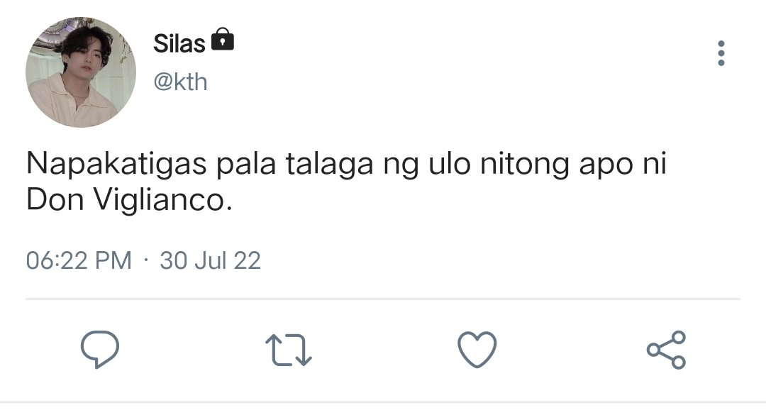 perveeSK's tweet photo. VIGLIANCO

— a filo #taekookau
Wherein Ghon Viglianco (Jjk) traveled with his friends from Manila to Bicol for a vacation and encountered their farmer, Silas Quijano (Kth). https://t.co/NHhLtCdn5b