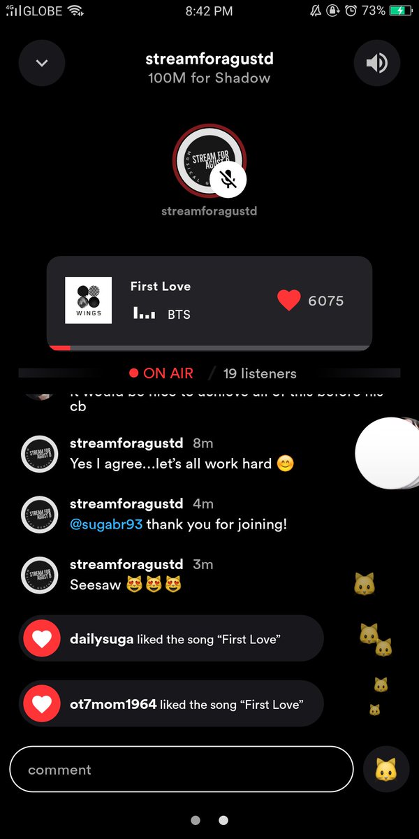 mygeniushadow's tweet photo. @StreamForAgustD my first love’s first love
100M for Shadow
#StreamShadow #StreamForSUGA
#방탄소년단슈가 #SUGA https://t.co/3QZfoGd4iu