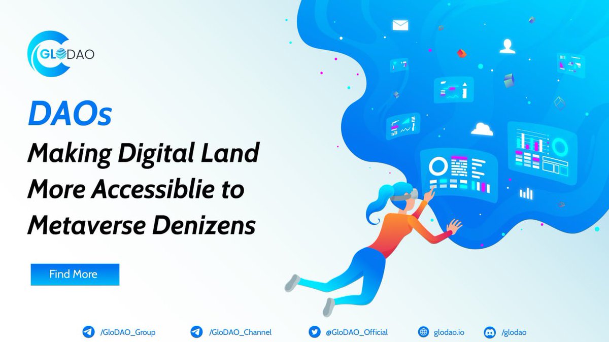 GloDAO_Official's tweet photo. Learn how DAOS are making digital land more accessible to Metaverse denizens here 👉 https://t.co/064UuCHcmW

#glodao #defi #dao #blockchain https://t.co/uJnVdBF9wq