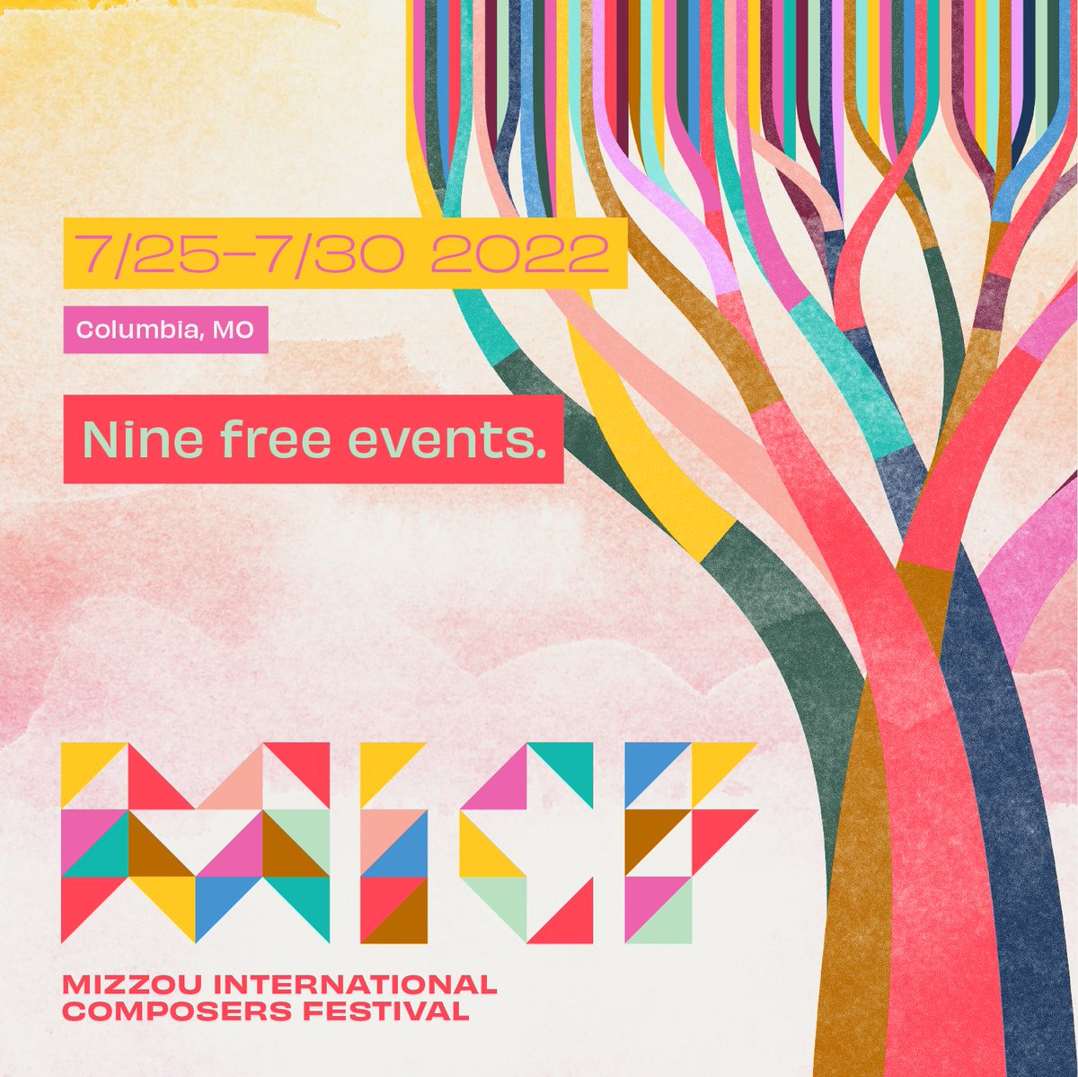 Don't miss the concluding cncert of the 13th annual MICF! Tonight at 7:30 PM (CDT) at the Missouri Theatre, Alarm Will Sound will play eight world premieres by the eight MICF Resident Composers! the concert streams live here:
facebook.com/MizzouNewMusic

youtube.com/channel/UCVqHQ…
