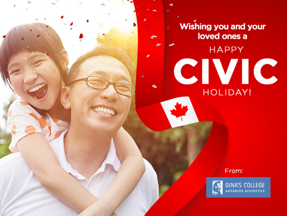 GinasCollege's tweet photo. Wishing you and your loved ones a happy Civic Holiday! https://t.co/78aC0EbFqn