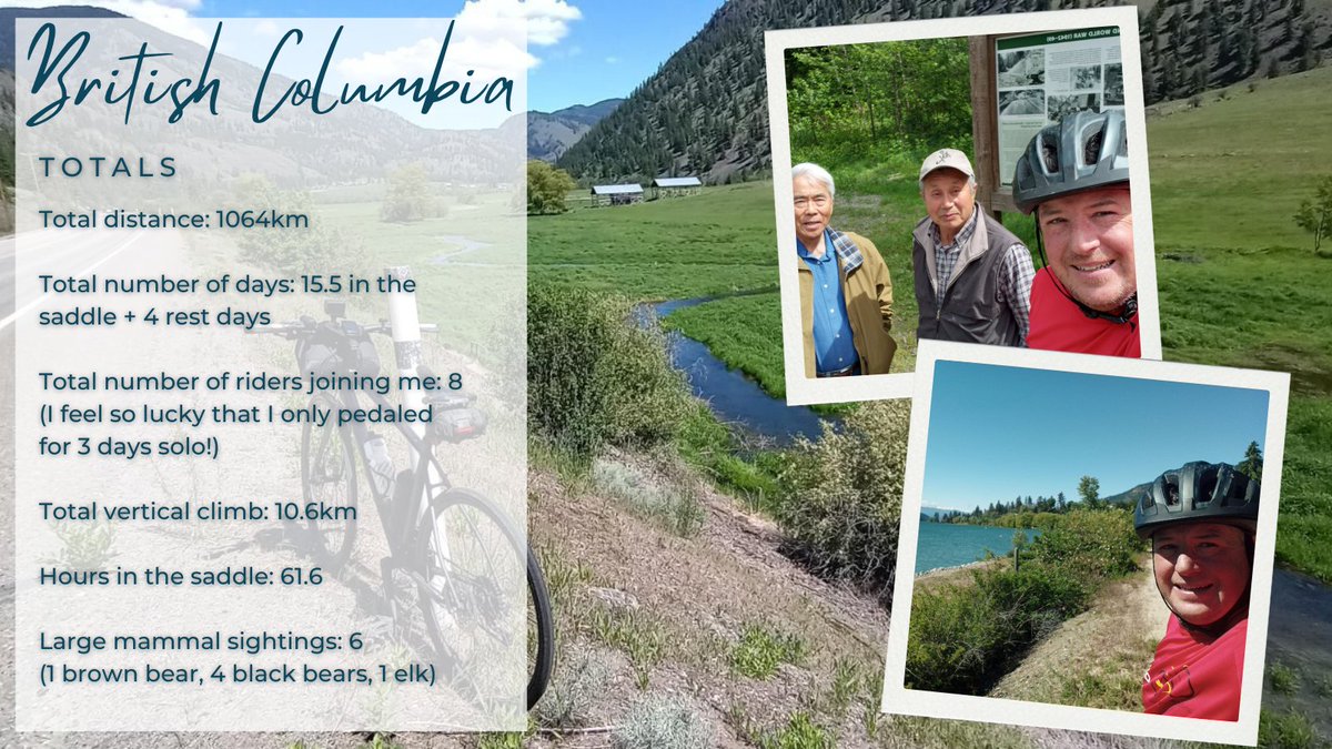 Ride4ARVC's tweet photo. Adam is currently in #ThunderBay, en route to Sault Ste. Marie @CitySSM. He's been on the road for just under 2 months now. Here are some highlights from the early days of the #Ride4ARVC back in beautiful #BritishColumbia 🚴‍♂️⛰️

#CyclingCanada #ARVC #ARVD #cardiomyopathy https://t.co/kf6RTxLxN7