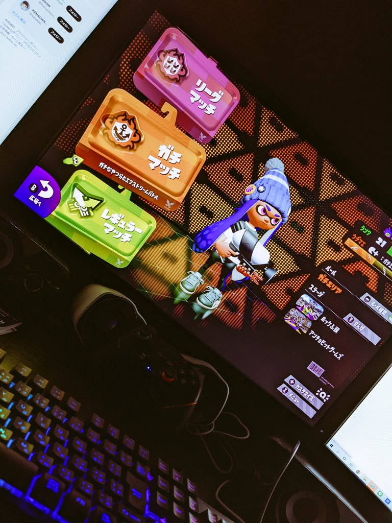 いまさらSwitchを購入してスプラにハマってるてんてんであった…🐥