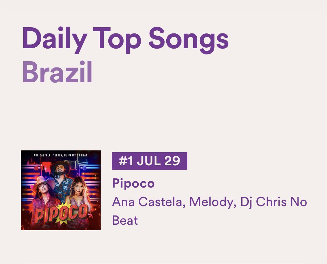 BrNewscharts's tweet image. De volta ao 🔝 1 @McMeIody #Melody #pipoco