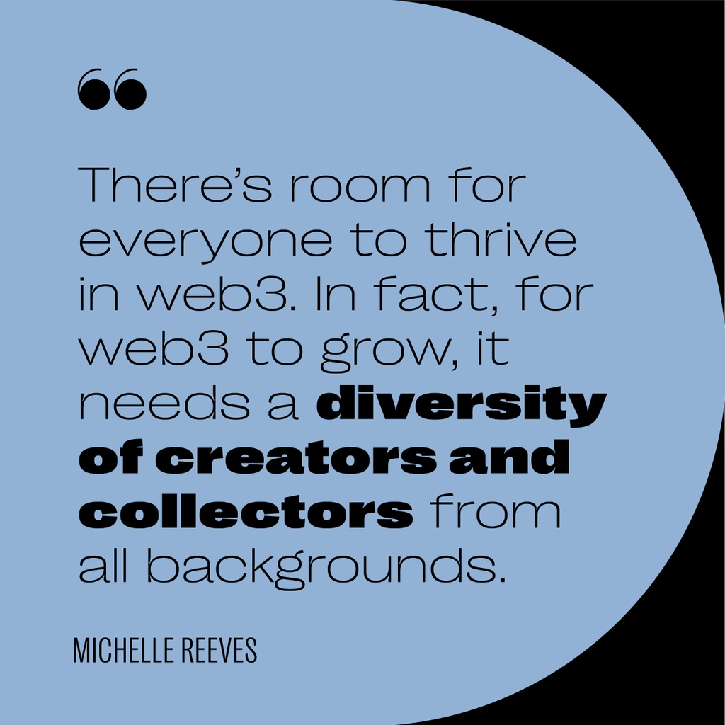The decentralized nature of Web3 means endless opportunities to build a more democratic internet. ✌🏽